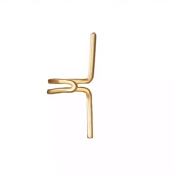 🔴𝟭𝟬/$𝟮𝟱🔴NEW Gold Swirl Cuff Simple Wrap Tragus Earring - Picture 5 of 9